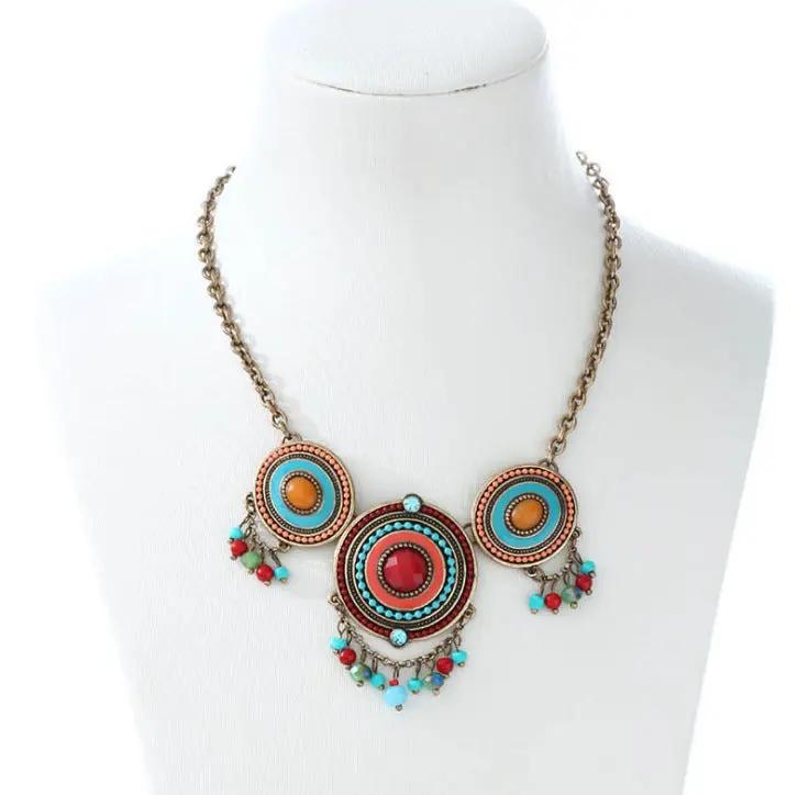 New Hot Sale European And American Fashion Exaggerated Diamond Alloy Necklace null