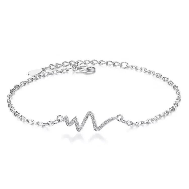 New Medical Heartbeat Bracelets null