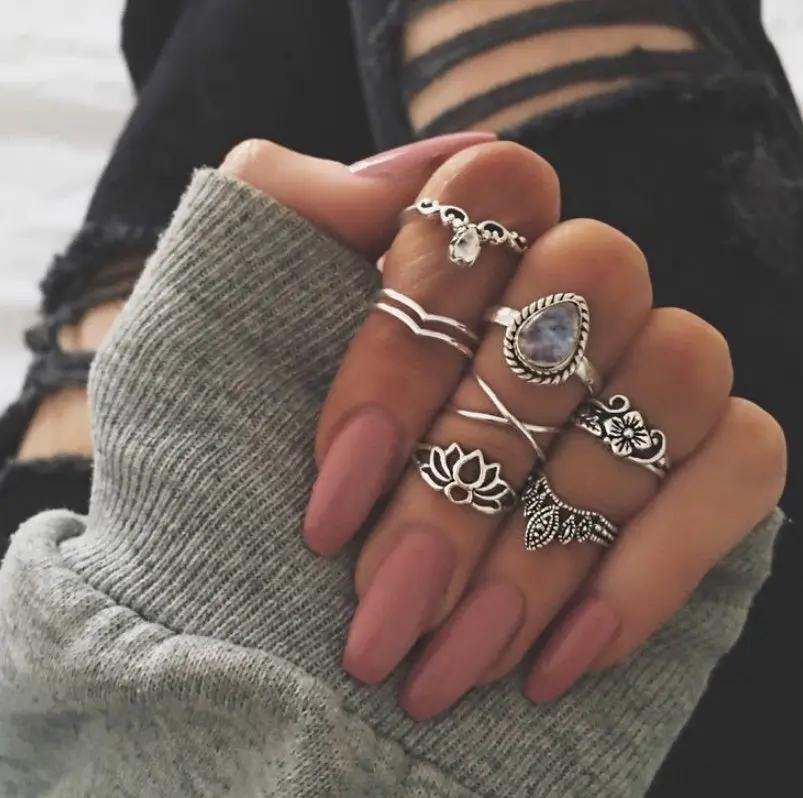 Our Favorite set of rings - Vintage Knuckle Rings! null