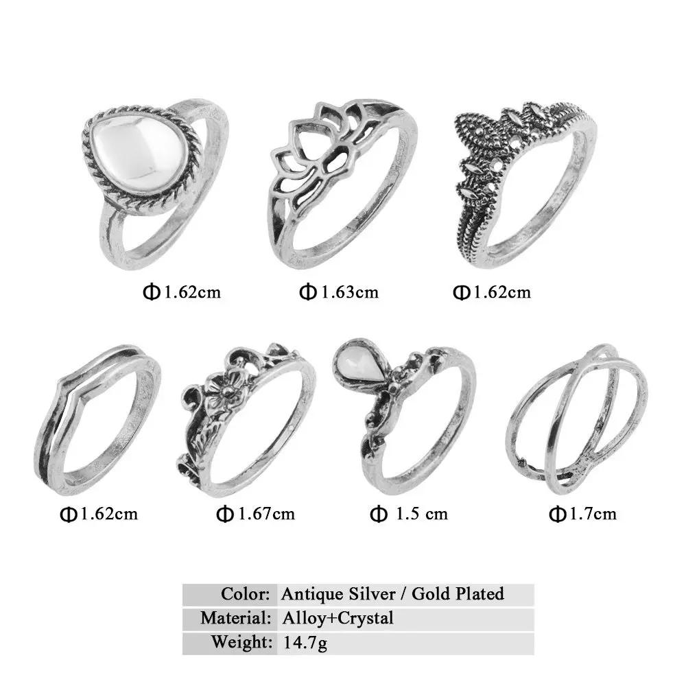Our Favorite set of rings - Vintage Knuckle Rings! null