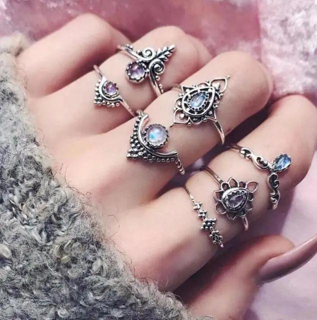 Our Favorite set of rings - Vintage Knuckle Rings! null