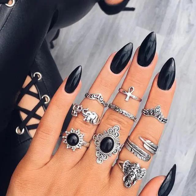 Our Favorite set of rings - Vintage Knuckle Rings! null
