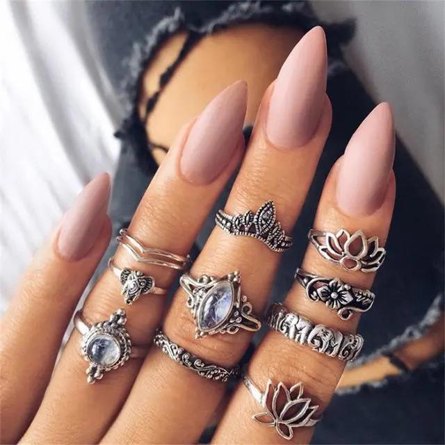 Our Favorite set of rings - Vintage Knuckle Rings! null