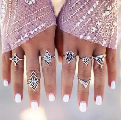 Our Favorite set of rings - Vintage Knuckle Rings! null