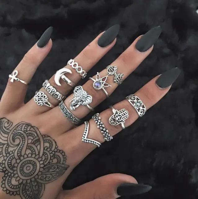 Our Favorite set of rings - Vintage Knuckle Rings! null