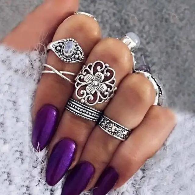 Our Favorite set of rings - Vintage Knuckle Rings! null