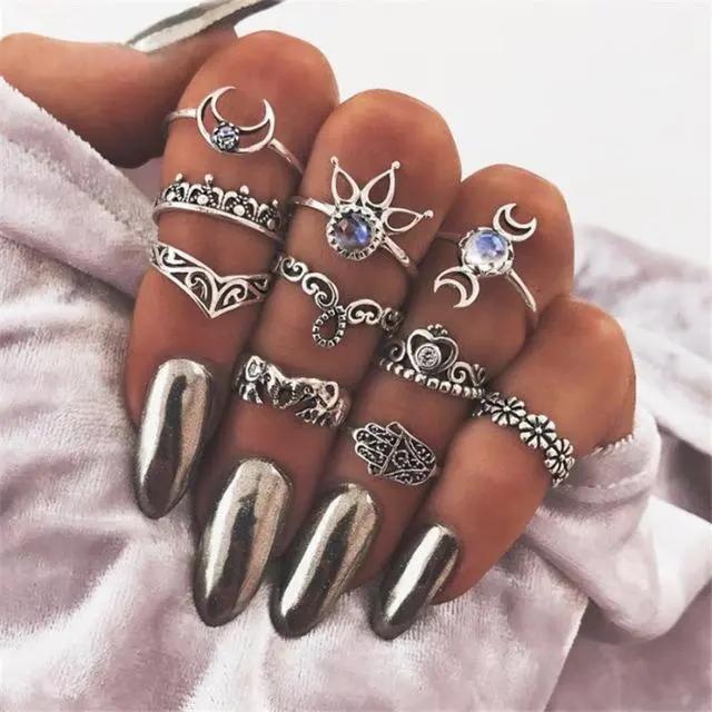 Our Favorite set of rings - Vintage Knuckle Rings! null