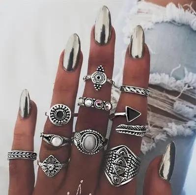 Our Favorite set of rings - Vintage Knuckle Rings! null