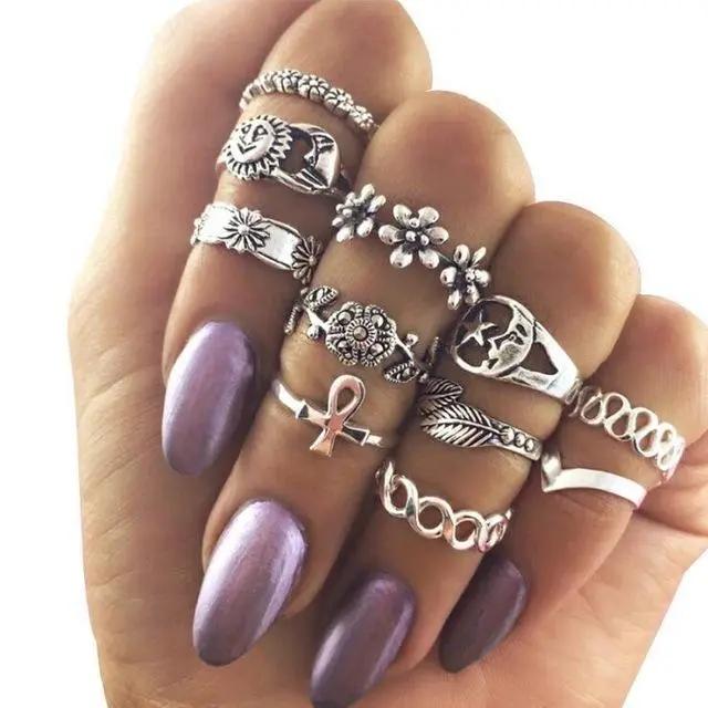 Our Favorite set of rings - Vintage Knuckle Rings! null