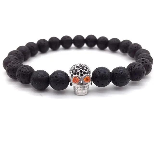 SKULL CHARM BRACELETS null