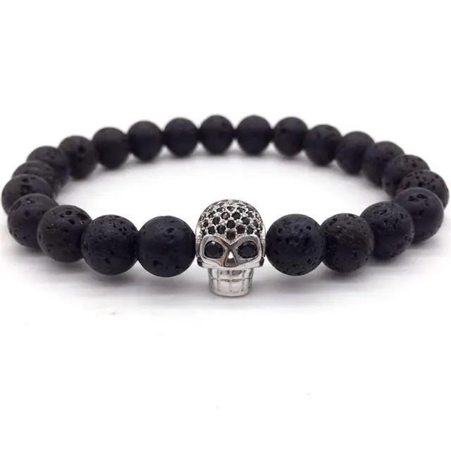 SKULL CHARM BRACELETS null