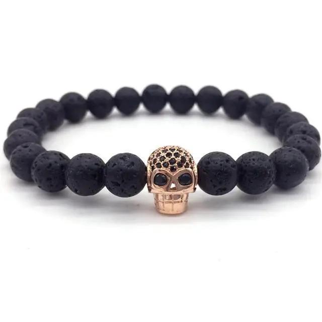SKULL CHARM BRACELETS null