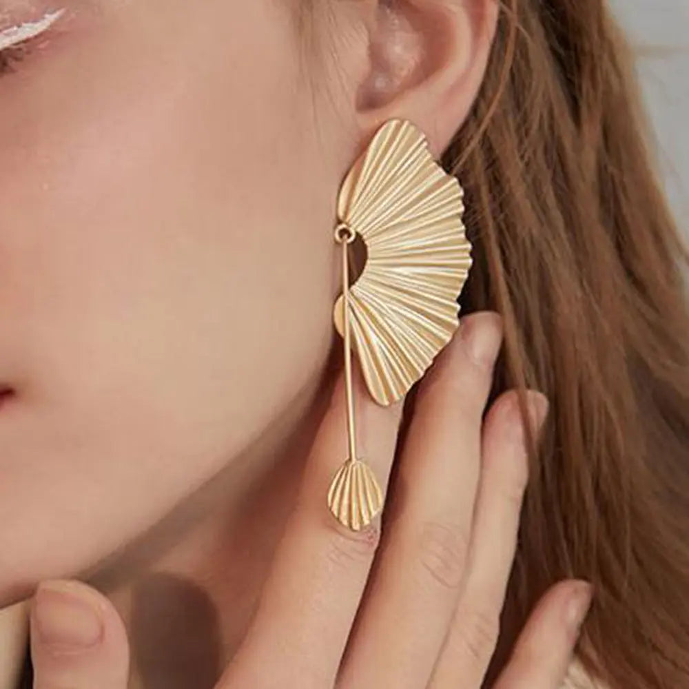 Scallop Earrings Earrings Leaf Earrings null