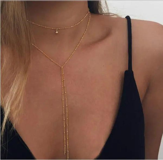 Simple necklace retro clavicle necklace null