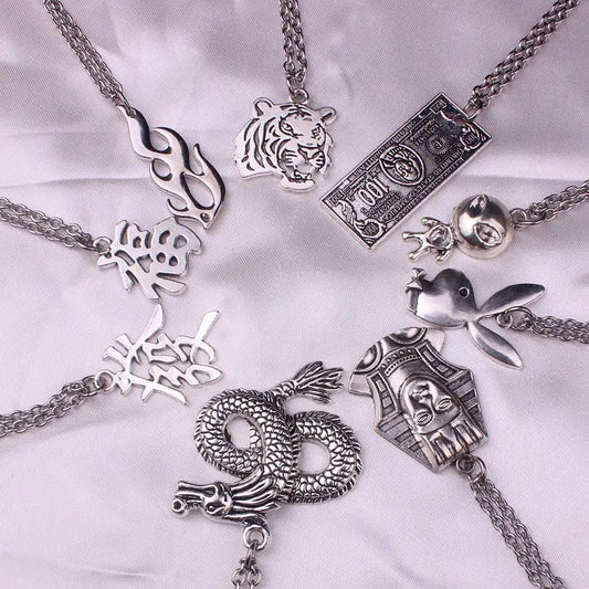 Stainless Steel Chain Necklace Hip Hop Men And Women null