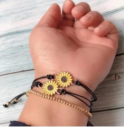 Sunflower Friendship Bracelets null