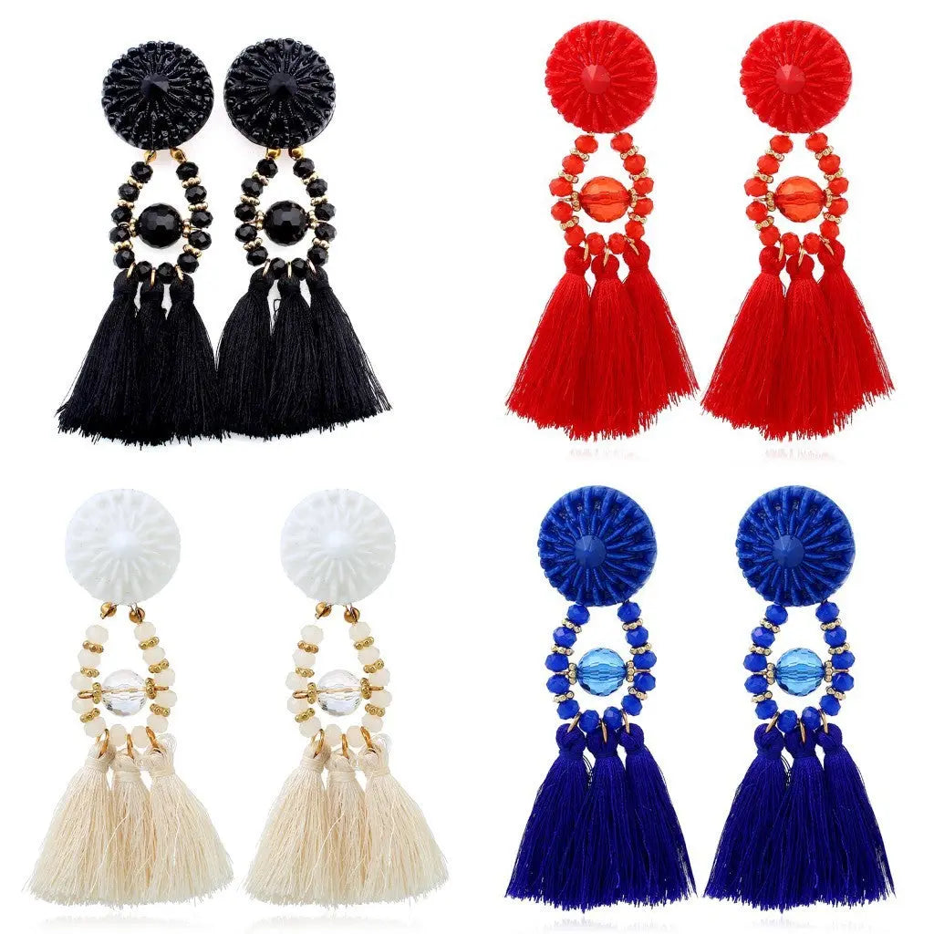 Tassel earrings earrings null