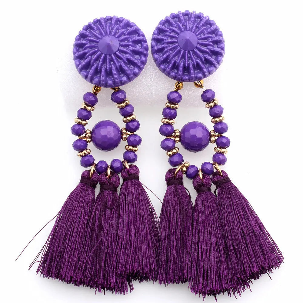 Tassel earrings earrings null