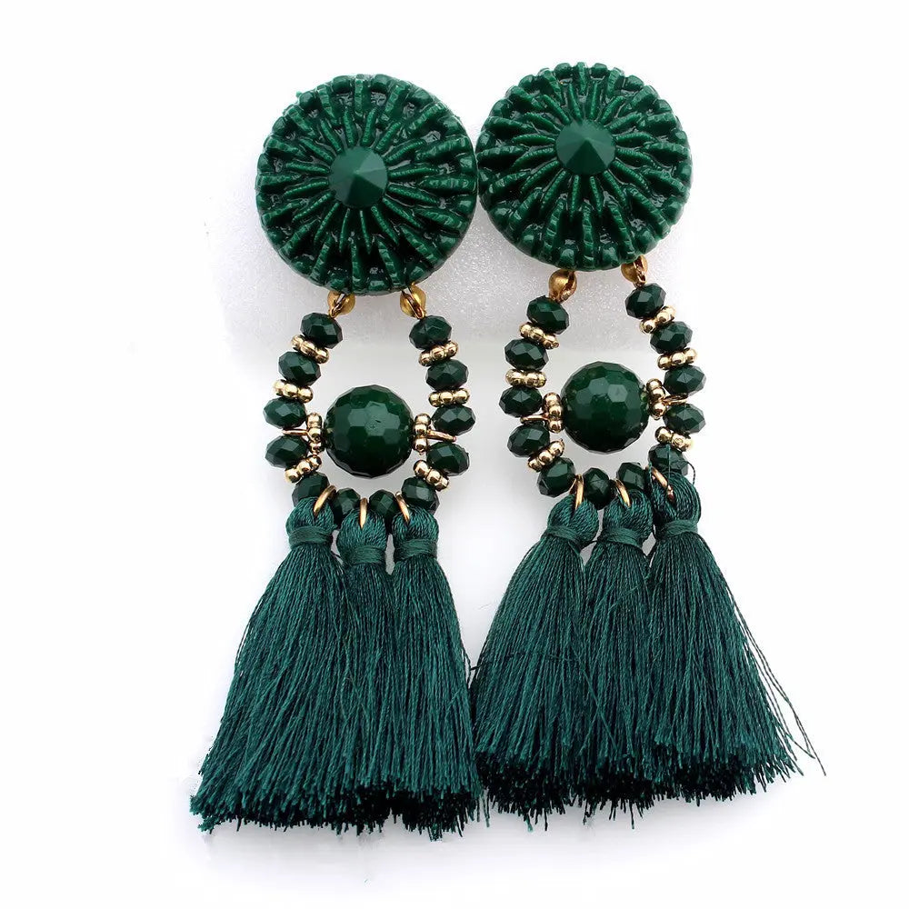 Tassel earrings earrings null