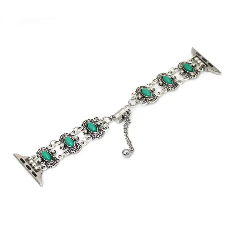 Watch Metal Turquoise Watch Bracelet null