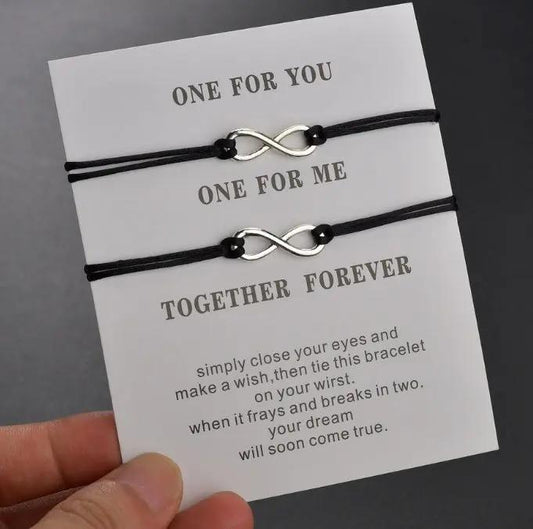 Wish card couple bracelets null