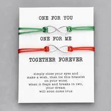 Wish card couple bracelets null