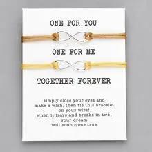 Wish card couple bracelets null